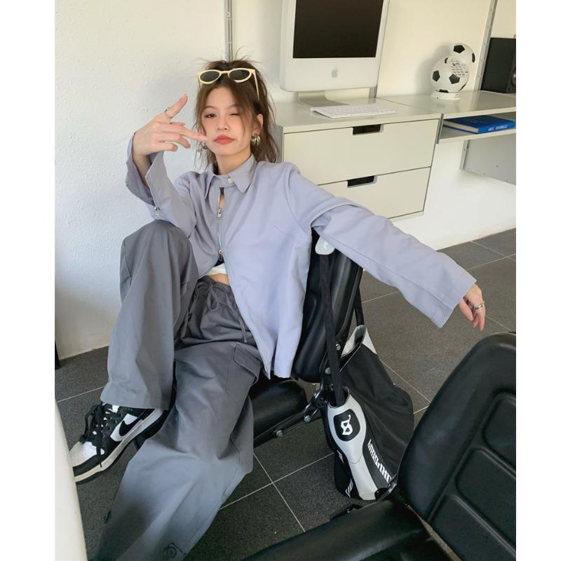 Áo Khoác Tay Dài Cổ Đứng Phong Cách Pháp Cổ Điển Thời Trang Mùa Thu 2022 Dành Cho Nữ