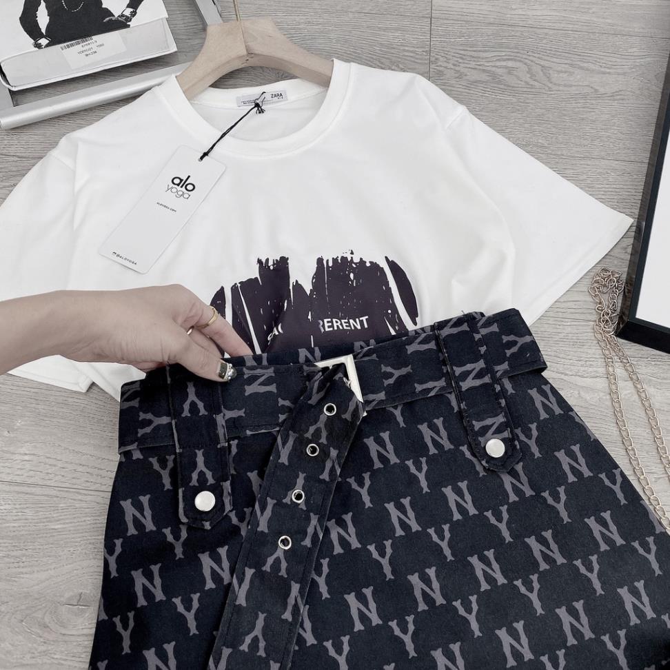 [ 𝐅𝐑𝐄𝐄 𝐒𝐇𝐈𝐏 ] SET CHÂN VÁY HỌA TIẾT ÁO TRÁI TIM KÈM THẮT LƯNG
