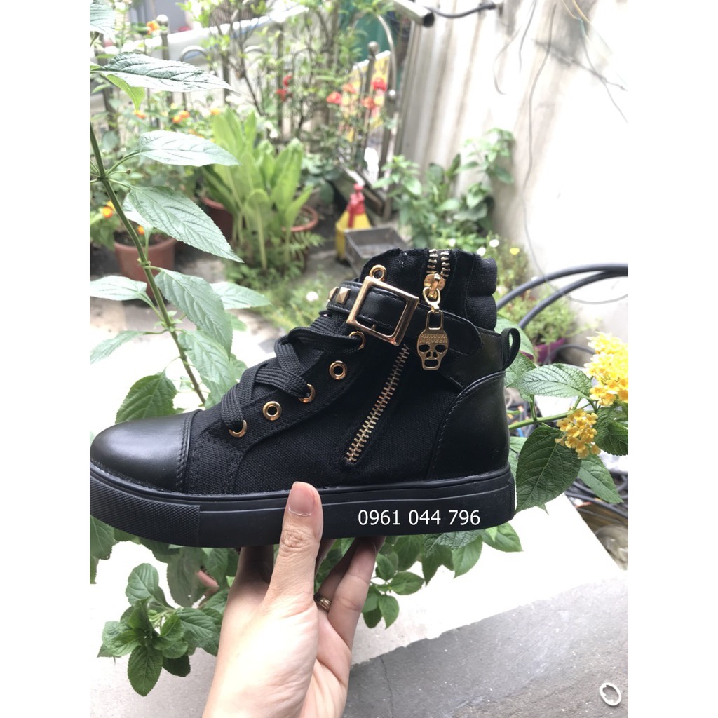 (Kèm ảnh thật) Giày boot thể thao phong cách - B002D