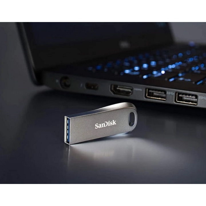 USB 3.1 SanDisk Ultra Luxe Flash Drive CZ74 64GB 32GB 16GB UpTo 150MB/s (Bạc) Vỏ Kim Loại - Bảo Hành Chính Hãng 5 Năm