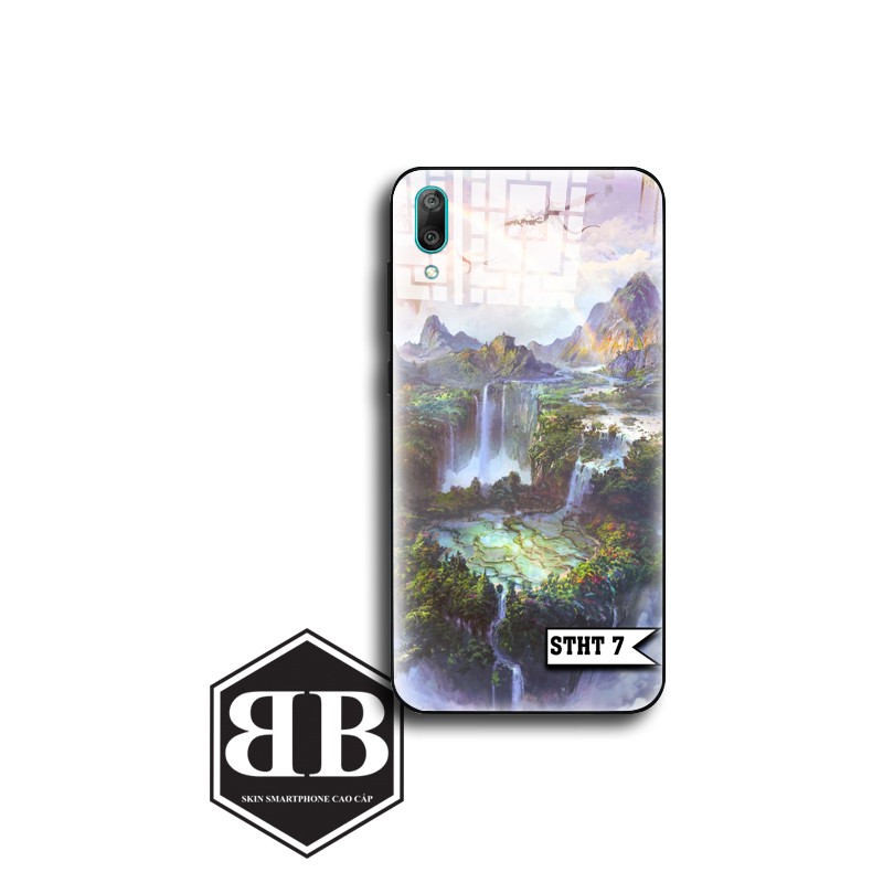 Ốp lưng kính cường lực Huawei Y6 Prime 2018 / Y9 2019 / Y7 Pro 2019 / P30 Lite sơn thủy hữu tình
