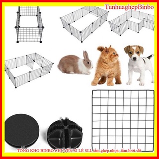 [Giá Sập Sàn] Sỉ lẻ Tấm Ghép làm chuồng quây chó, mèo, thỏ, kệ sách 2 - 3 tầng