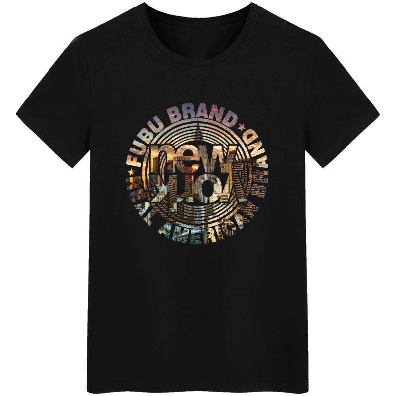 Áo thun tay ngắn cổ tròn plus size phong cách Hàn Quốc thời trang mùa hè cho nam