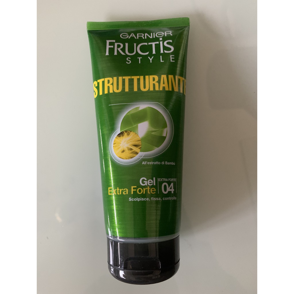 Gel giữ nếp tóc Nam - Gel Vuốt Tóc Mềm, Cứng  Giữ Nếp Tóc- không bết dính - Garnier Fructis Style Natural Style 200ml