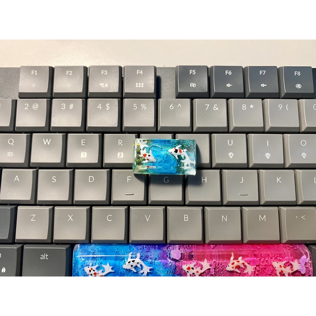 Nút Bàn Phím Keycap artisan cá koi trang trí bàn phím cơ gaming