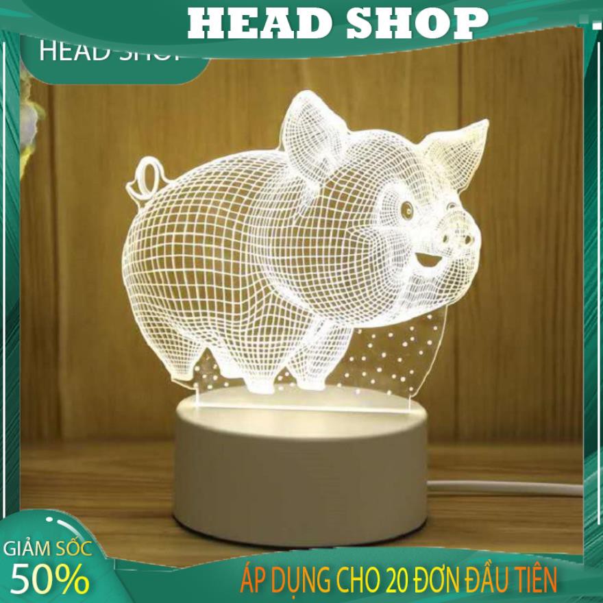Đèn Ngủ 3D Led Nhiều Mẫu Hình Cực Đẹp Lamp 3d HEAD SHOP