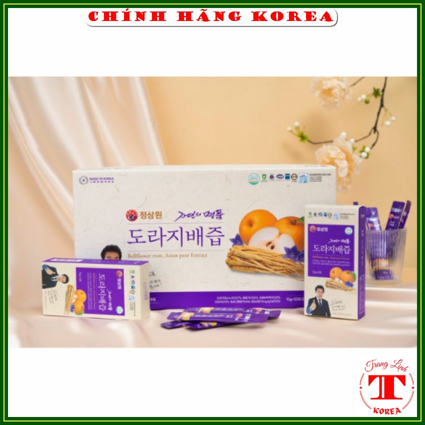 Nước hồng sâm lê hàn quốc thượng hạng, hộp 32 gói - Hồng sâm hàn quốc tăng đề kháng, sức khỏe, phòng ung thư - tranglinh