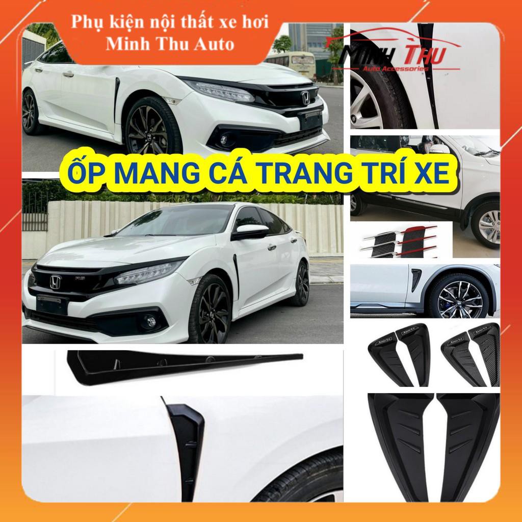 Các Loại Ốp Mang Cá Giả Hốc Gió Trang Trí Ô Tô Tính Thể Thao Và Mạnh Mẽ - Chống Va Đập - Chống Xước Xe