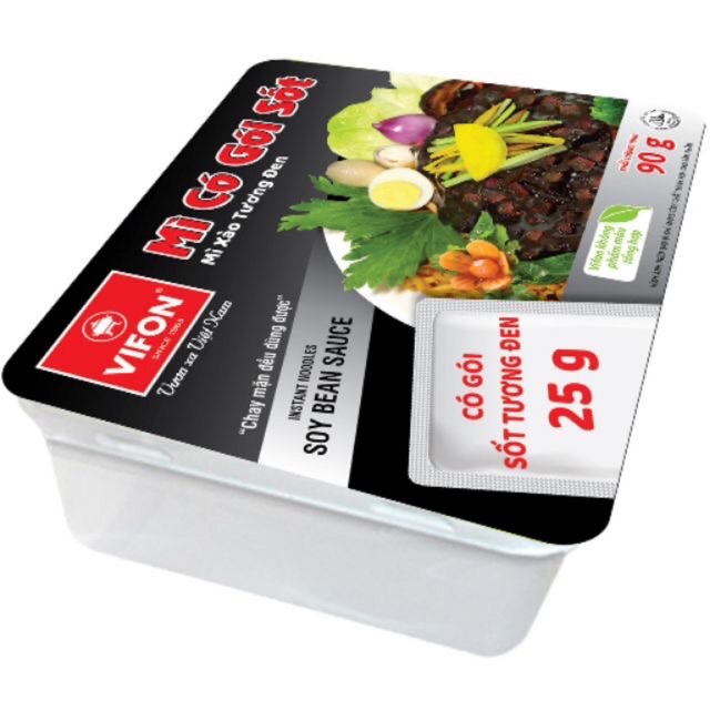 Mỳ xào tương đen VIFON - thùng 18 khay