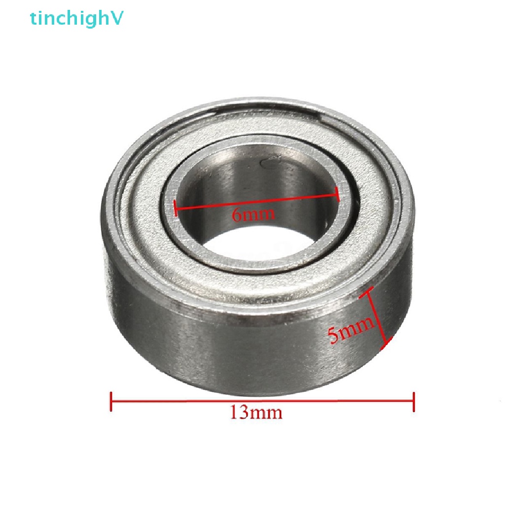 Set 10 Ổ Bi Mini 686ZZ 6x13x5mm 6 * 13 * 5mm Bằng Kim Loại Chuyên Dụng
