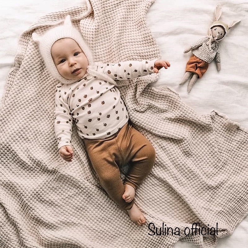 Quần legging dài len tăm cho bé Q01