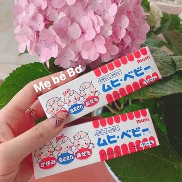 Kem bôi muỗi đốt Muhi Nhật Bản 15g cho bé từ sơ sinh