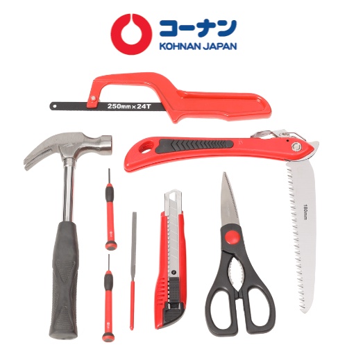 Bộ dụng cụ KOHNAN 62p sửa chữa đa năng dùng cho gia đình 62 món