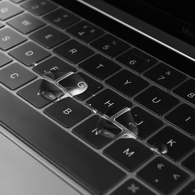 Lót phủ bàn phím trong suốt cho Mac- book Air  M1,  Mac- book Pro 4. 2 inch,  Mac-book 16. 2  inch 2021 chính hãng  WIWU