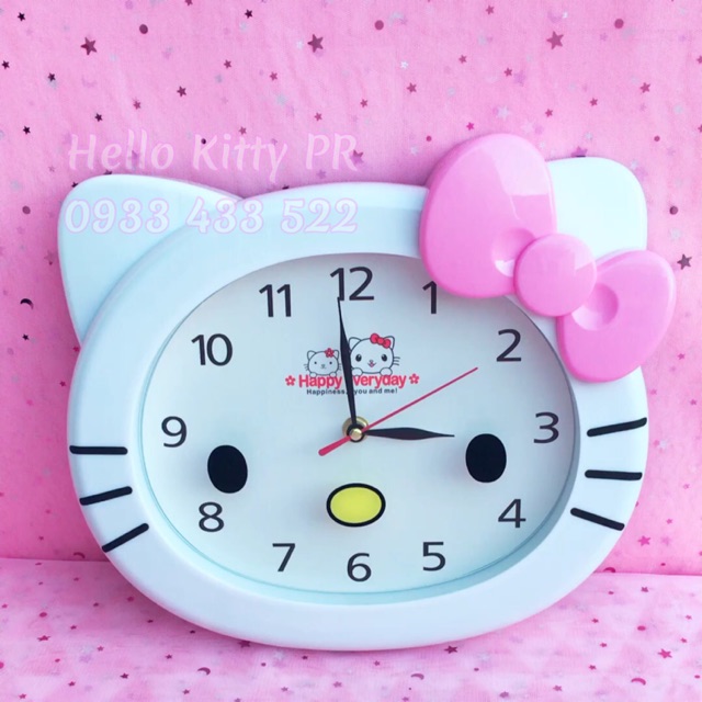 ĐỒNG HỒ TREO TƯỜNG 3D HELLO KITTY