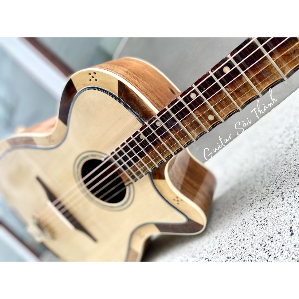 Đàn guitar vọng cổ phím lõm ST- VC3 chất gỗ điệp kĩ gia công hoàn thiện 100%.