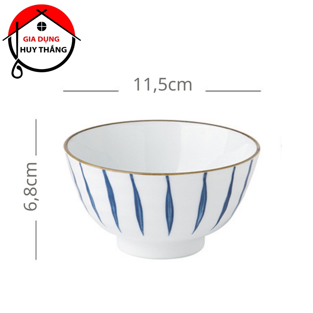 Bát cơm Hạ Trúc, Chén gốm sứ Bát Tràng Ceramics cao cấp Huy Thắng