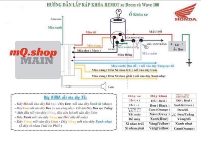 Khoá Chống Trộm Xe Máy toyota Liền chìa