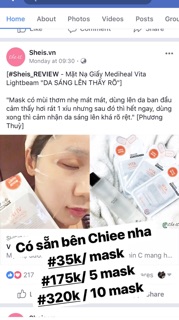 Mặt nạ Vita Lightbeam - Mediheal