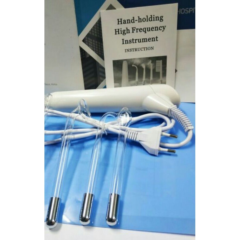 COMBO BỘ 3 ỐNG ĐIỆN TÍM THỦY TINH SÁT KHUẨN, TRỊ MỤN