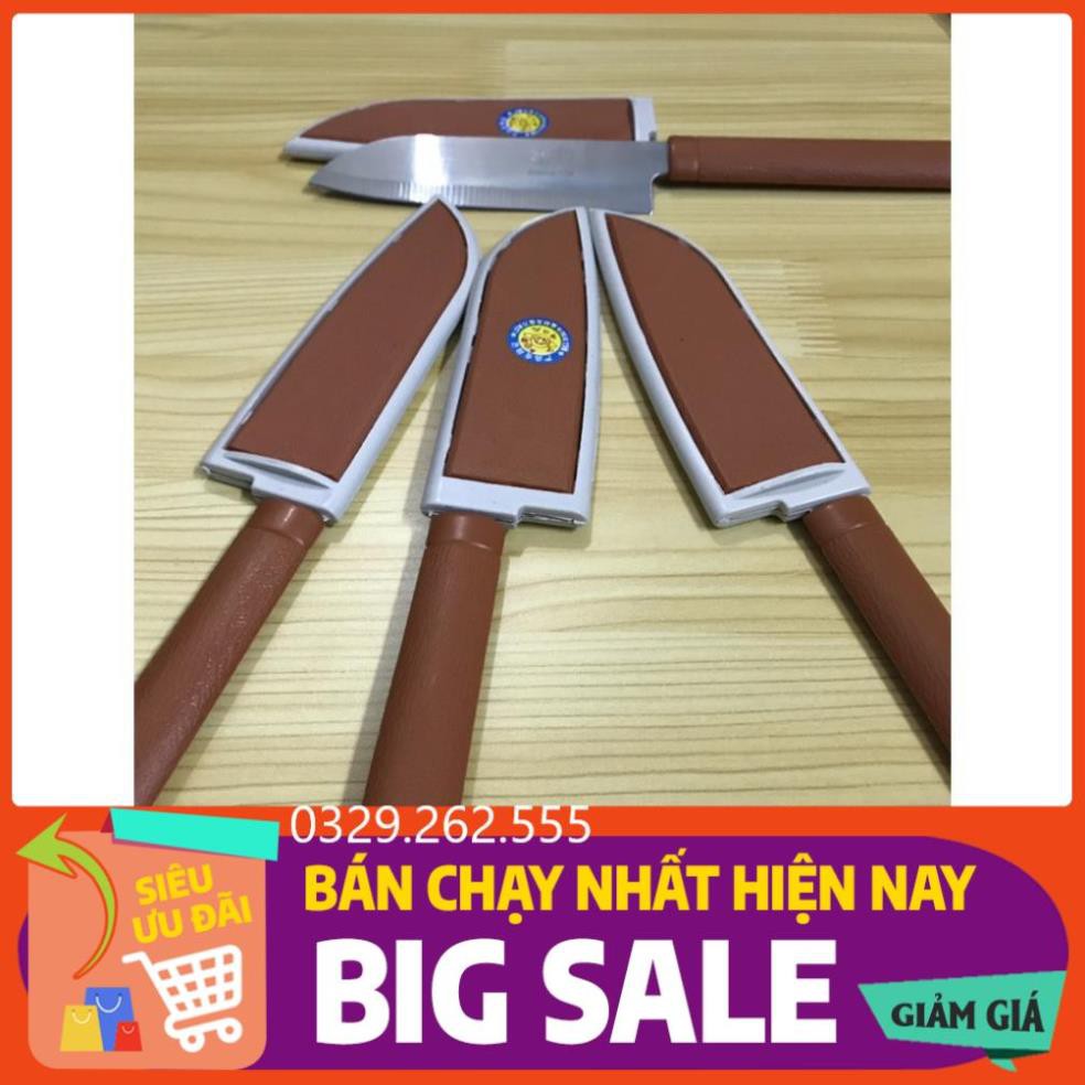 (FreeShip) Dao nhọn inox cắt gọt hóa quả có bao an toàn 20cm