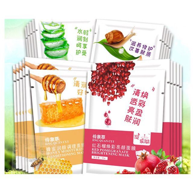 Set 100 mặt nạ chăm sóc dưỡng da