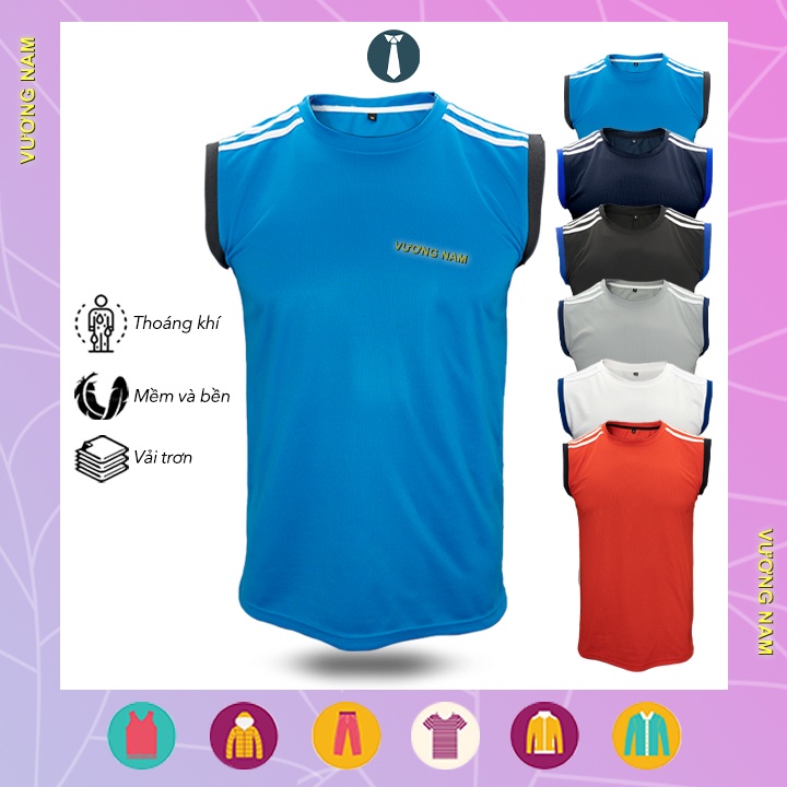 Áo ba lỗ nam TANKTOP thể thao vải thun lạnh đẹp co giãn 4 chiều VN20K