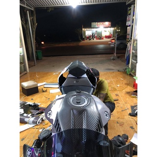 Ốp bình xăng yamaha r3 (Ốp r1m gắn r3 đời cũ)