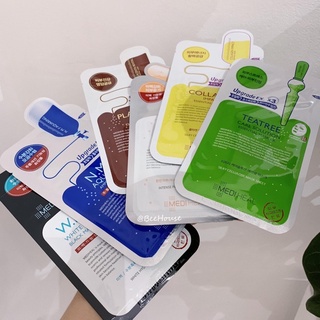 Mặt Nạ Dưỡng Da MEDIHEAL Essential - Trên mặt nạ có Logo Mediheal