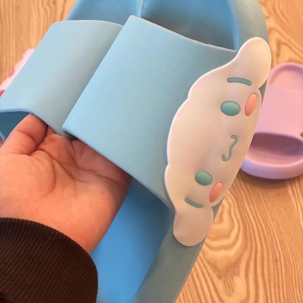 Dép đi trong nhà XIAODUOJIAJU đế dày chống trượt thời trang tiện dụng mùa hè cho nữ/bé gái