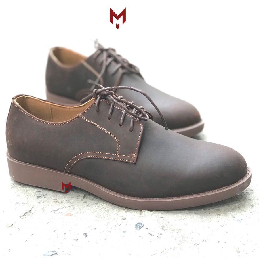 Giày nam MAD plain derby da bò sáp ngựa điên cao cấp cá tính thời trang nam | BigBuy360 - bigbuy360.vn
