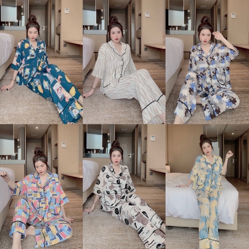 Đồ bộ Pijama - Form cánh dơi quần dài cao cấp ❤️ | BigBuy360 - bigbuy360.vn