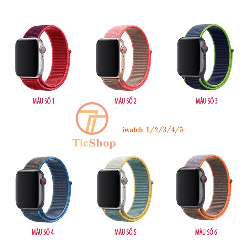 DÂY APPLE WATCH NYLON LOOP SPORT THỜI TRANG SERI 5/4/3/2/1