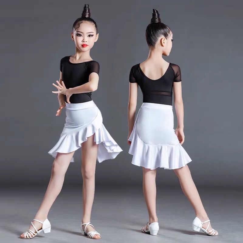 Đầm khiêu vũ dance đầm biểu diễn bé gái