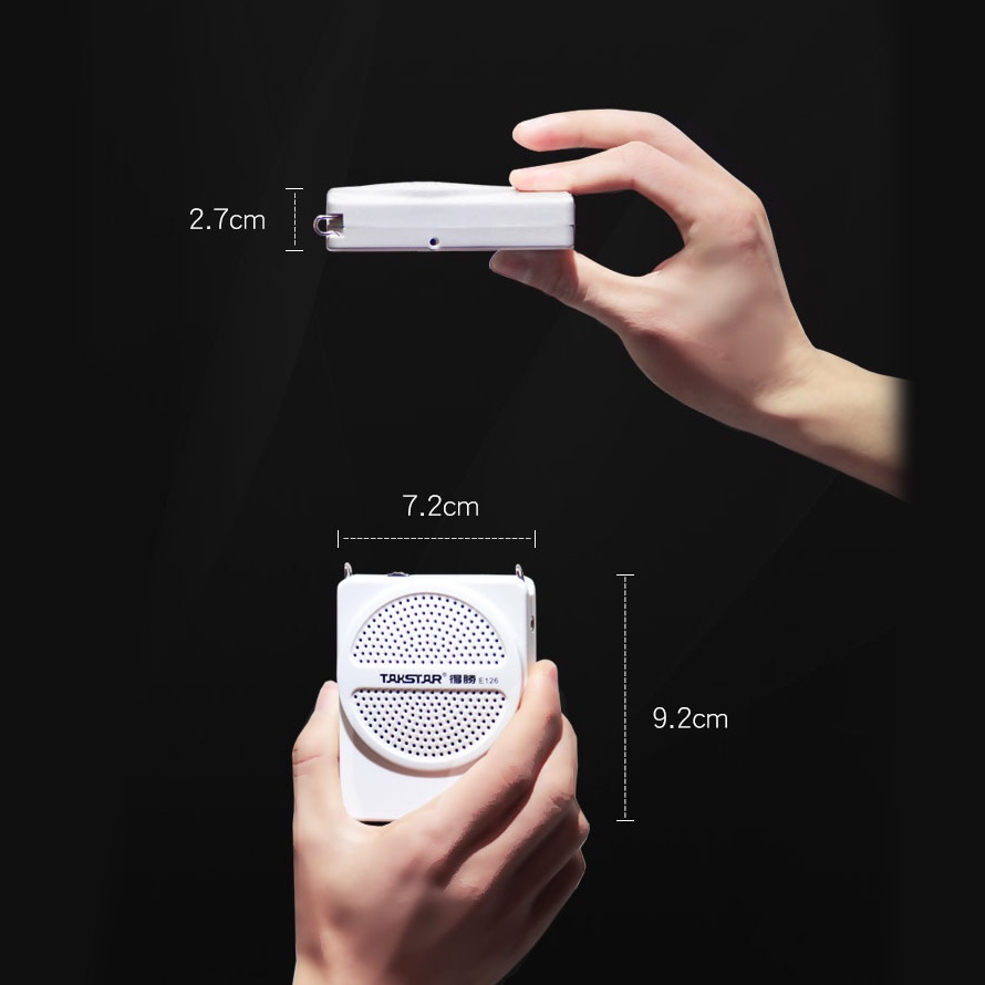 Máy trợ giảng Takstar E126 cao cấp, Công suất 8W,cho giáo viên,hướng dẫn viên, bán hàng...CHÍNH HÃNG-BẢO HÀNH 1 NĂM