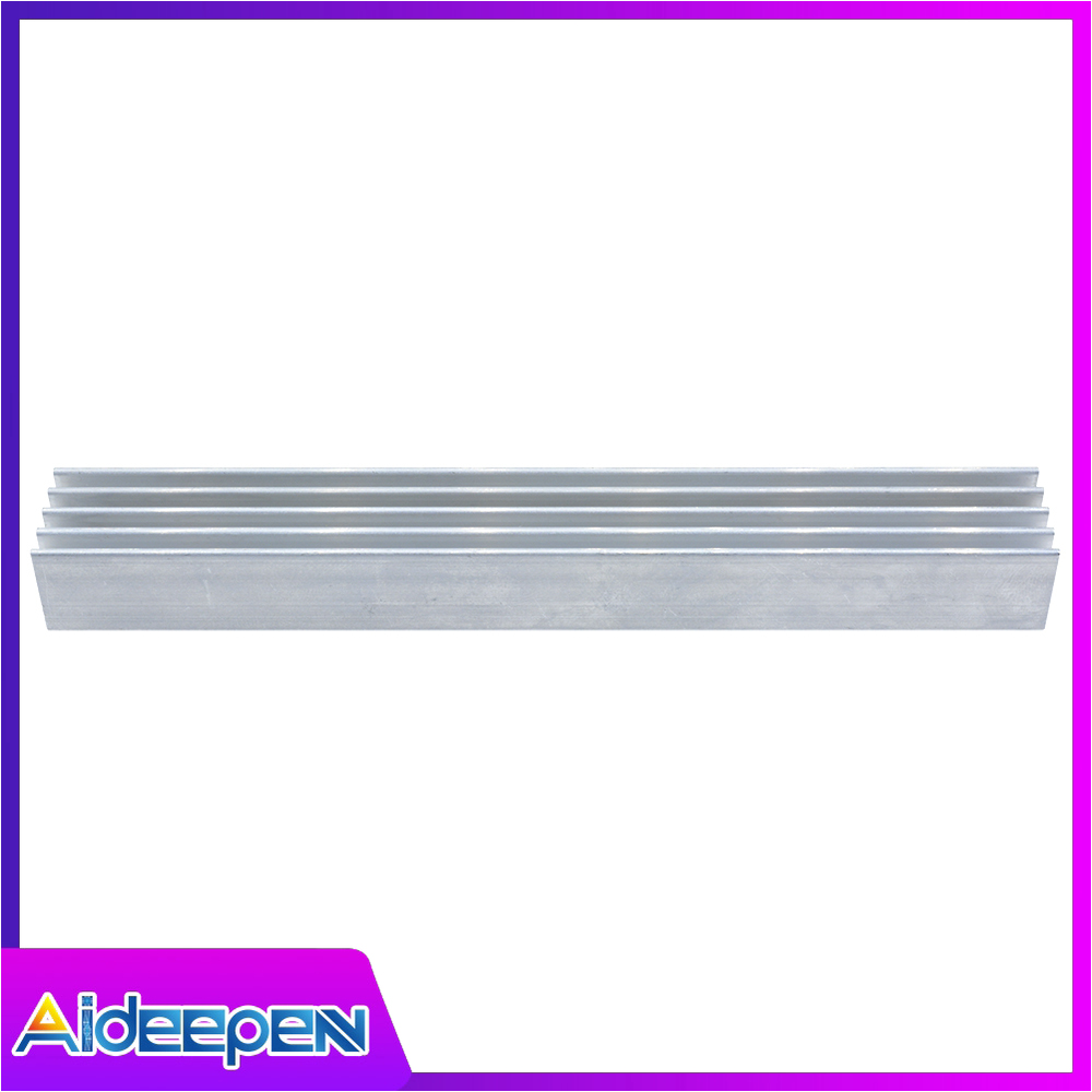Ready Stock LED Heat Sink Silver-White Aluminum 150x19.7x15.6mm