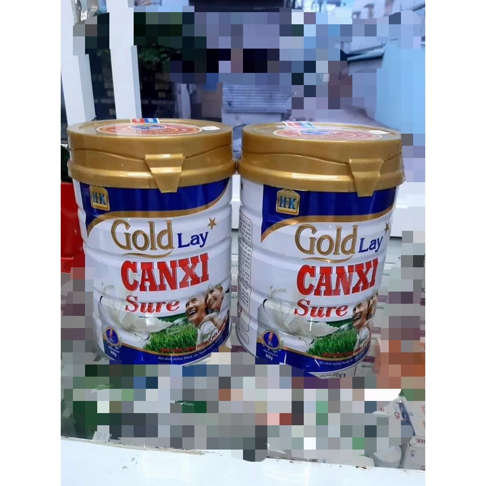 Sữa canxi người già Goldlay 900g ngừa loãng xương và tiểu đường, tăng cường sức khỏe người già