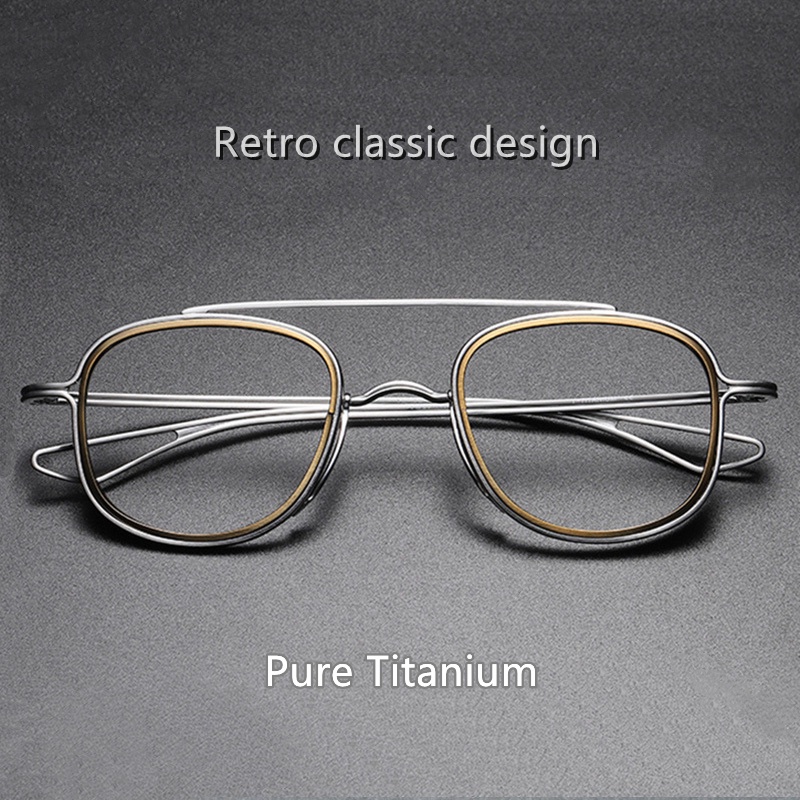 Kính Mắt D.i.t.a Bằng Titan Siêu Nhẹ Phong Cách Phi Công Cổ Điển Cho Nam DTX118