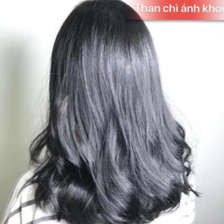 Một bộ thuốc nhuộm tóc màu Than chì ánh khói + tặng oxy trợ nhuộm (tặng kèm gang tay và HDSD) <RẺ VÔ ĐỊCH>