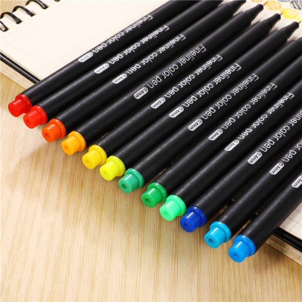 RAINBOW Set 12 / 24 / 36 / 48 / 60 Bút Lông Ngòi 0.4mm Nhiều Màu Sắc