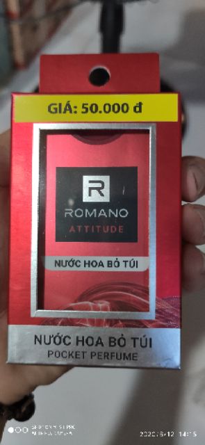 (4 MÙI) Nước hoa cao cấp Romano 18ml | BigBuy360 - bigbuy360.vn