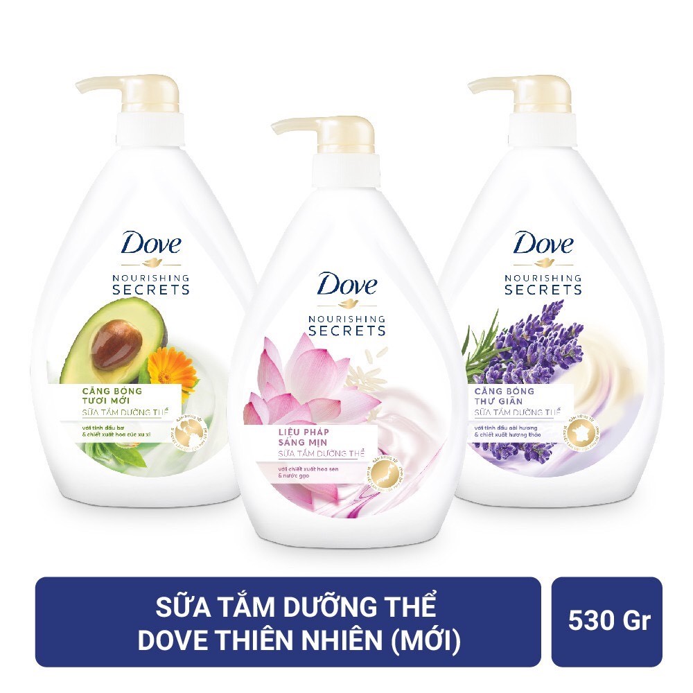 Sữa Tắm Dưỡng Thể Dove 530gr (Mới)