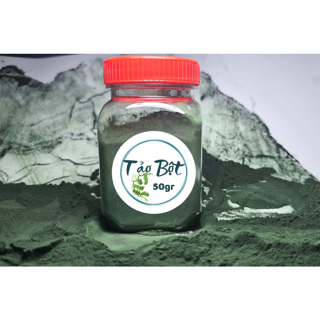 Bột Tảo Xoắn Spirulina - Tảo Bột Cho Cá Cảnh, Tép Cảnh, Artemia Sinh Khối - Giá Rẻ Chất Lượng - Hũ 50gr & 100gr