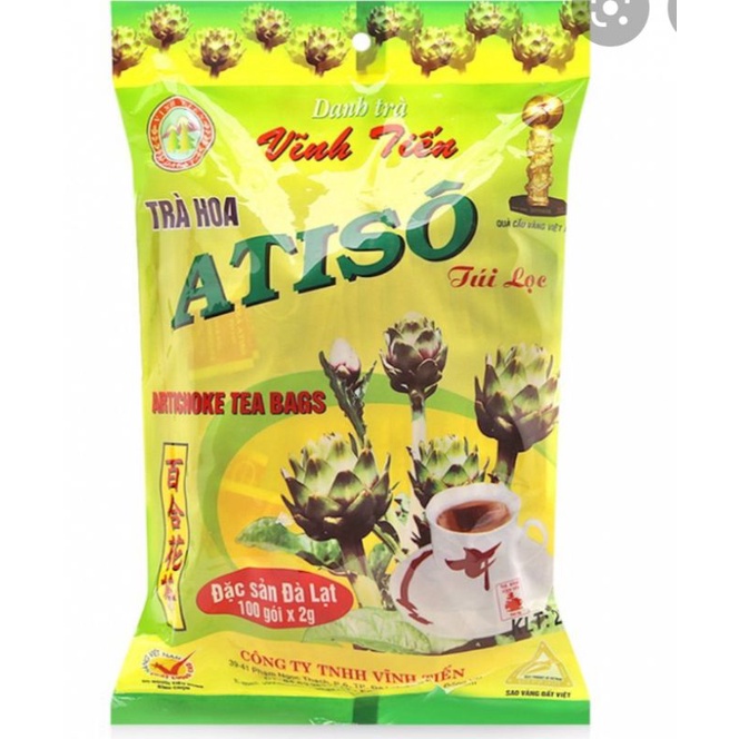 Trà atisô túi lọc đặc sản Đà Lạt (100 túi lọc)