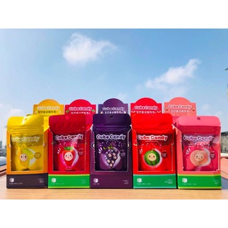 Kẹo trái cây thơm miệng cube candy the mát gói 13g