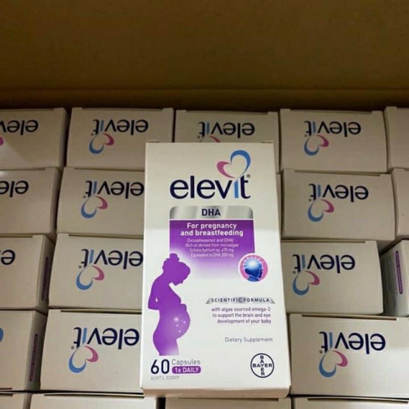 Elevit DHA – Viên uống bổ sung Elevit DHA For Pregnancy and Breastfeeding của Úc 60 viên