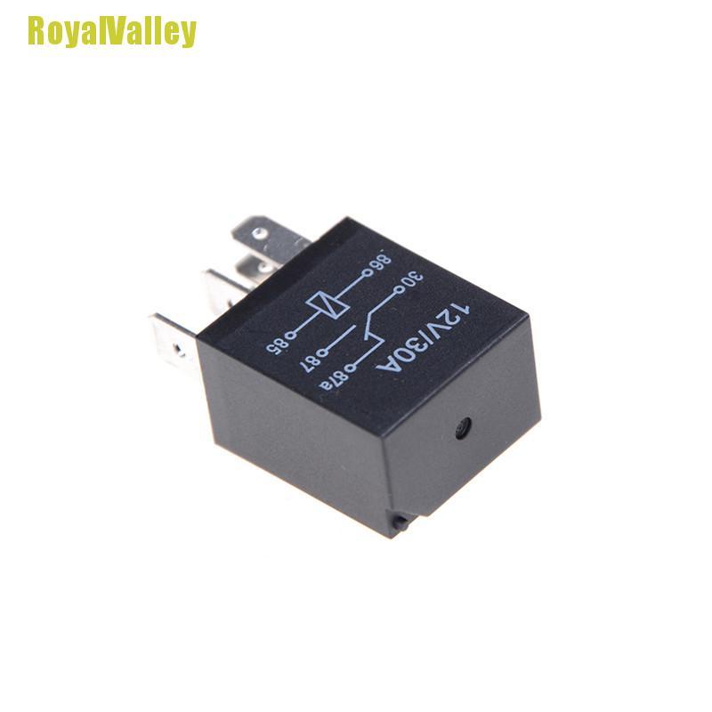 Rơ Le Điện Tử Dc 12v 5 Pins 30a Cho Xe Hơi / Xe Đạp