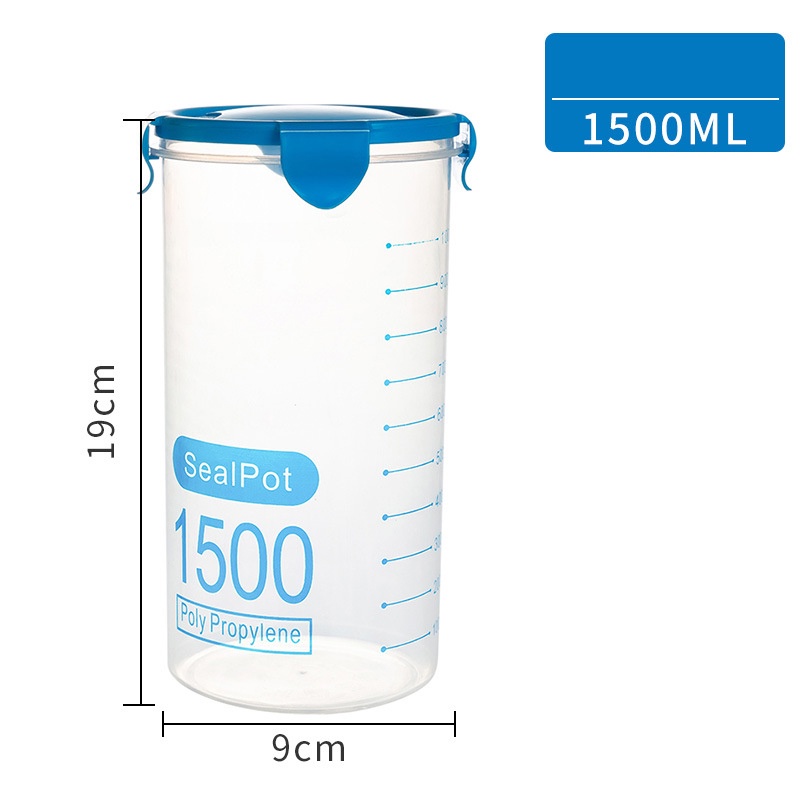 Hộp nhựa đựng thức ăn có nắp 1500ml - BX2642