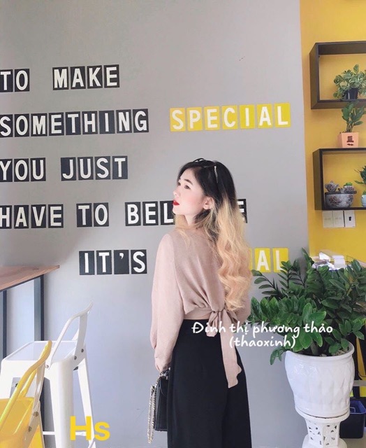 Sét quần rộng + áo nơ SHU1 | BigBuy360 - bigbuy360.vn