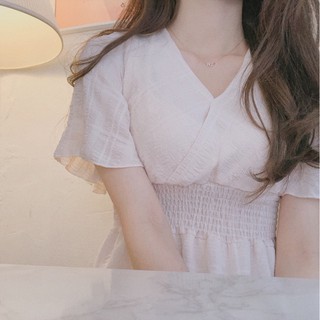 Đầm Cotton Thô Bo Eo